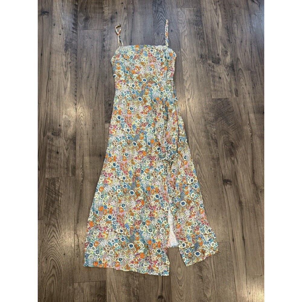 O’Neill Tavia Vibrant Floral Midi Dress Women’s Size Medium. Cottagecore - Picture 2 of 8
